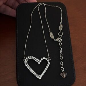 Silver Heart Pendant Necklace